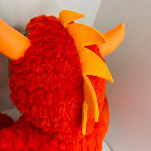 Build-a-Bear Great Wolf Lodge Magiquest 16" Plush Charlock Red Dragon Glow dark - Picture 10 of 15